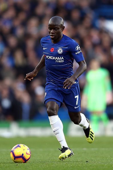 Kante has been deployed in an unfamiliar role this season