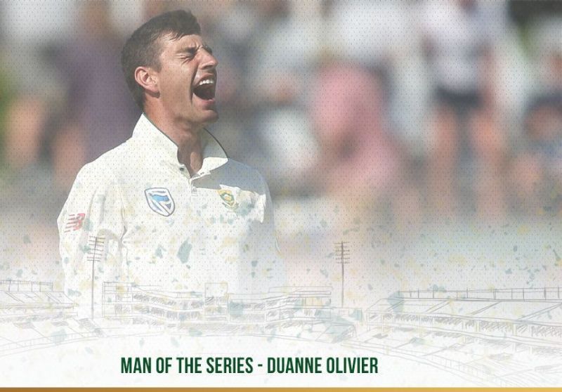 Duanne olivier- Man of the series