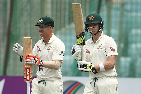 David Warner (L) and Steve Smith&#039;s absence was a big factor in India&#039;s series win