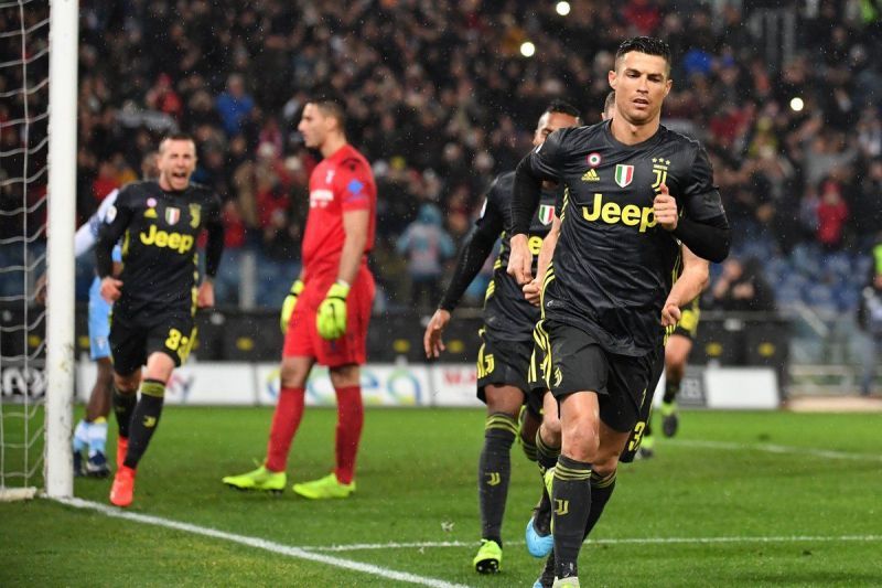 Ronaldo netted his eighth straight away goal in Serie A against Lazio&Acirc;&nbsp;