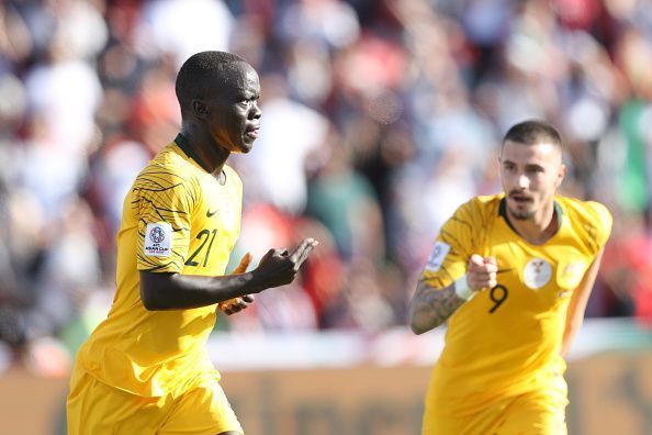 Australia's Awer Mabil looked lively from the first two games along with Jamie Maclaren