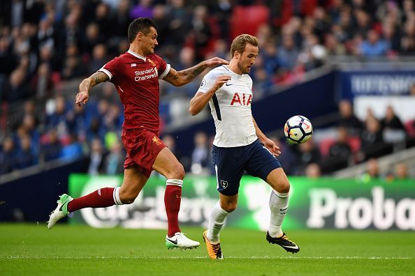 Lovren struggled against Tottenham at Wembley last season