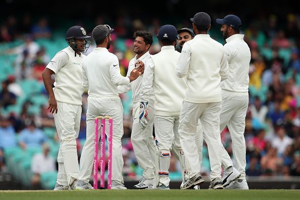 Kuldeep Yadav claimed a five-wicket haul