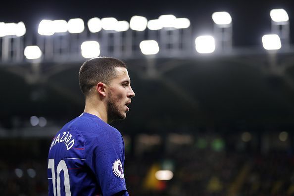 A pivotal part of Maurizio Sarri&#039;s Chelsea, the top chance and assist creator in the Premier League. Eden Hazard is one of the only two players to have double-digit goals and assists so far. (10 goals and 10 assists)