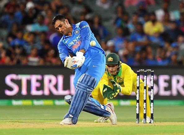 MS Dhoni impressed as the No.4 batsman in the Australia v India - ODI: Game 3