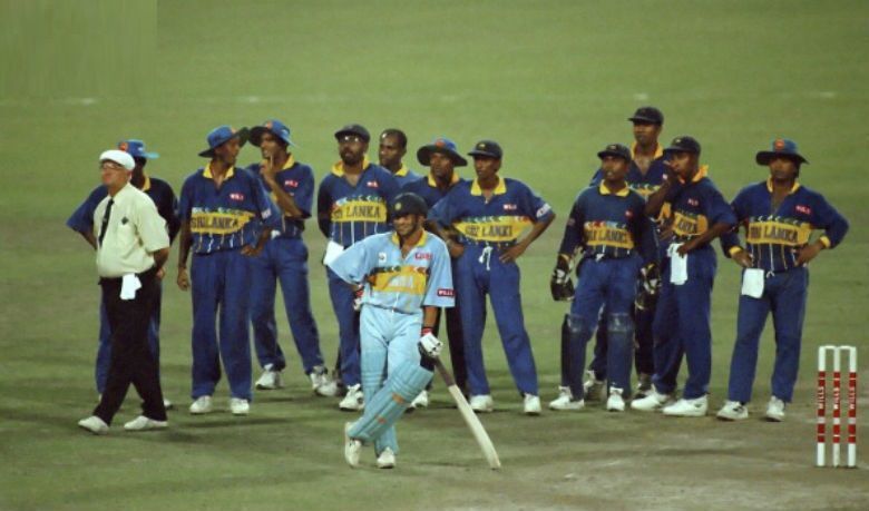 India Vs Sri Lanka Semi Final 1996 Pic credits: Cricket History