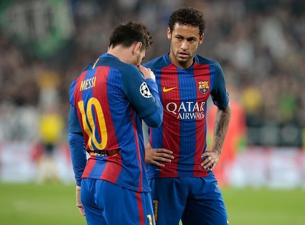Leo Messi and Neymar