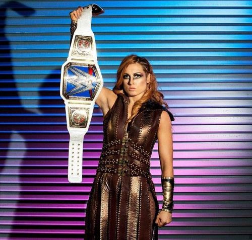 Becky Lynch as Smackdown Women's Champion