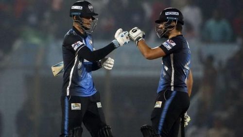 Rilee Rossouw and Alex Hales play for Rangpur Riders in BPL 2019