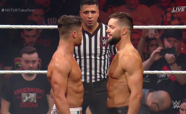 Finn Balor made a surprise appearance in Blackpool last night