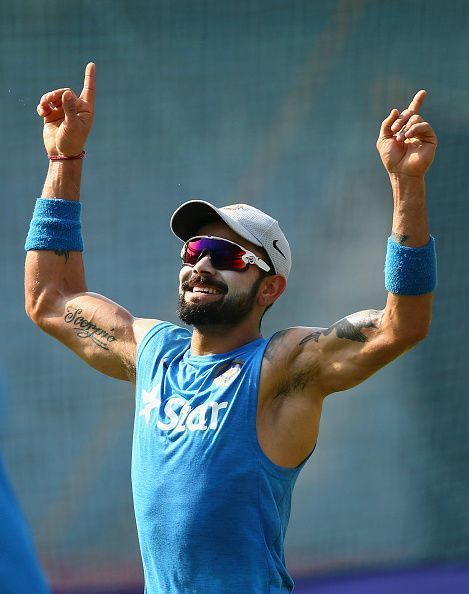 Kohli during an Indian Training Session