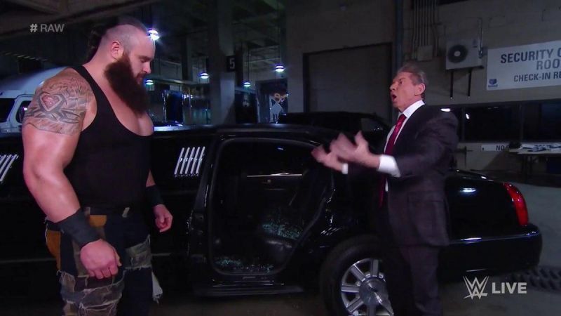 Vince McMahon is not happy with Braun Strowman