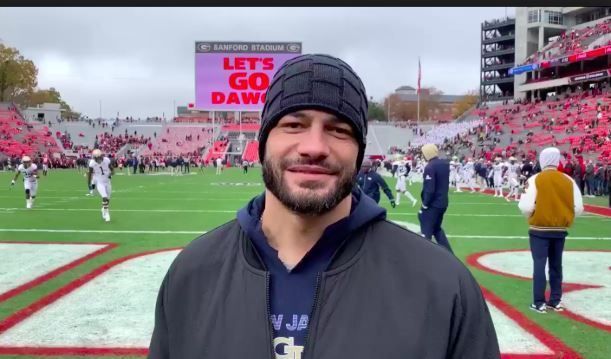 georgia football team with roman reigns