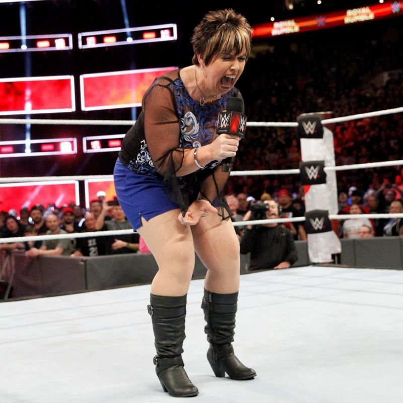 Vickie Guerrero didn&#039;t last long in her Royal Rumble debut, she lasted 57 seconds