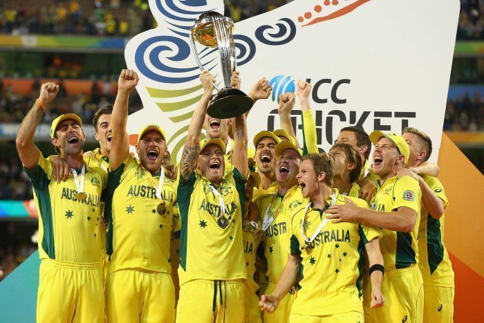 Australia won the World Cup for the fifth time in 2015