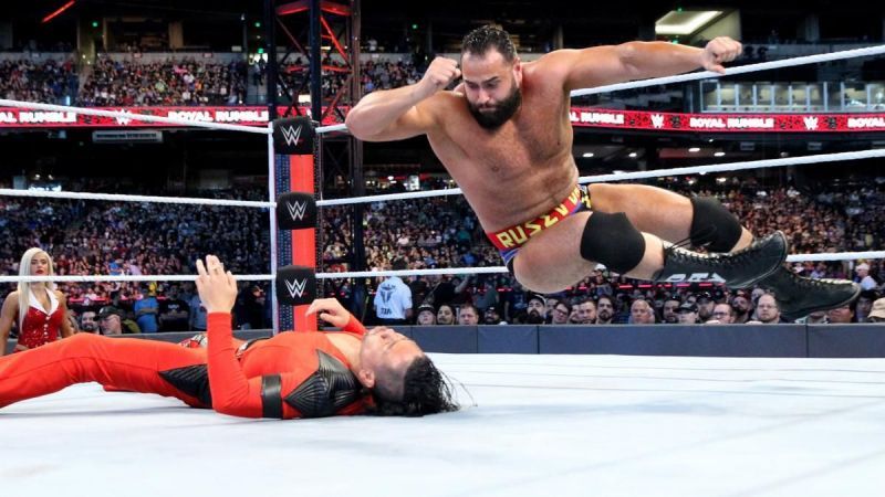 Rusev lost the US Title to Shinsuke Nakamura, with Lana suffering an injury along the way.