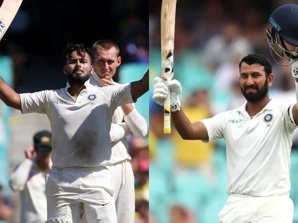 Pujrara and Pant scored centuries at SCG