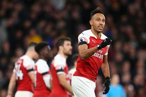 Aubameyang has been exceptional for Arsenal