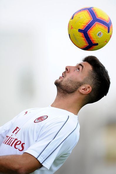 Cutrone Training Session for the Italian Supercup