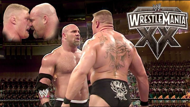 Bill Goldberg vs. Brock Lesnar