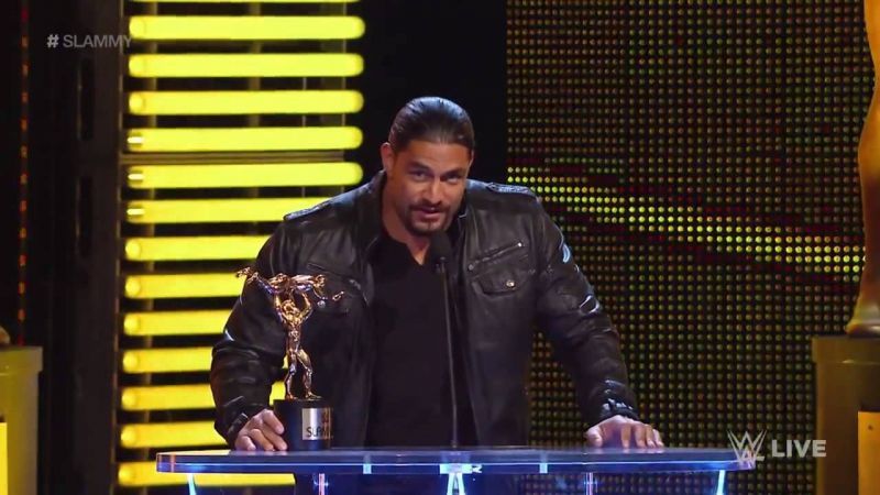 Image result for roman reigns superstar of the year slammy