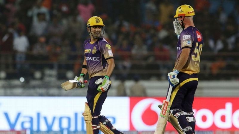 Lynn and Gambhir smashed the Gujarat bowlers all over the park