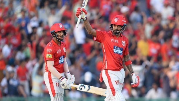 Mayank Agarwal(L) and KL Rahul(R)