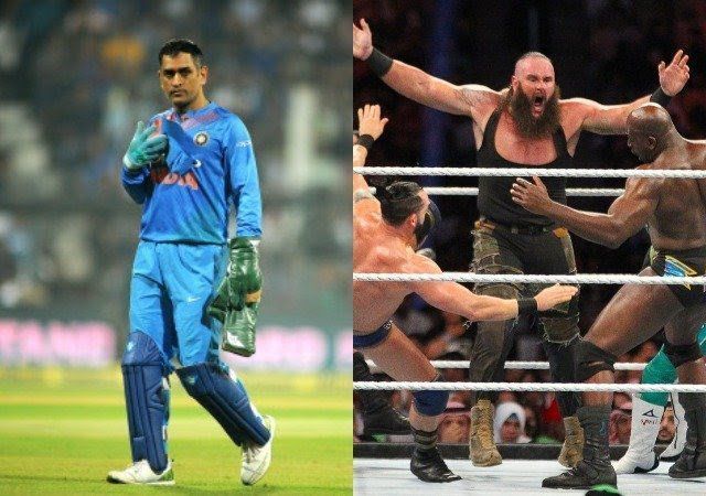 Dhoni in WWE?