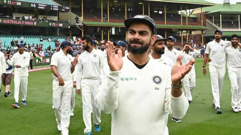 Image result for India vs Aus Test series win Virat Kohli