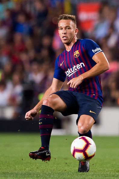 Arthur Melo during a La Liga match