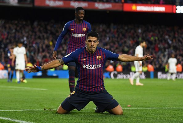 Sweet memories for Luis Suarez in the last El Clasico. He scored a hattrick of goals.