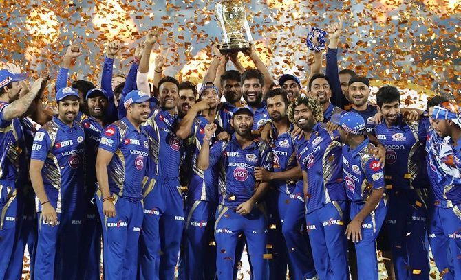 The Mumbai Indians team