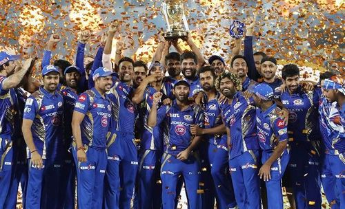 The Mumbai Indians team