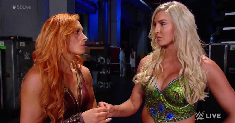 Next month we might see Charlotte complaining how Becky was never the part of the match