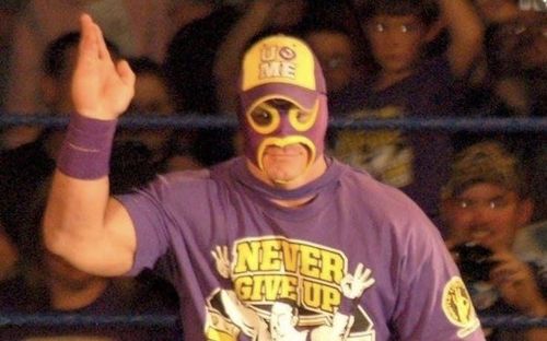 John Cena competed under a mask as his cousin 'Juan Cena' in late 2010.