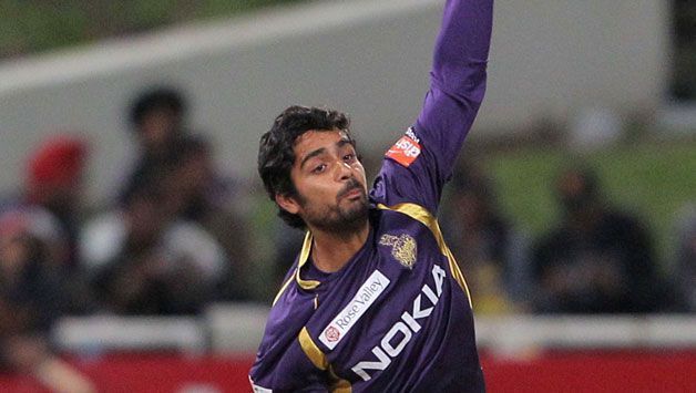 Iqbal Abdulla playing for KKR