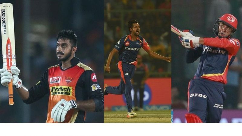 SRH's new recruits Vijay Shankar(left), Shahbaz Nadeem(