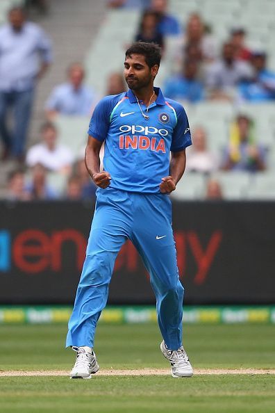 Bhuvi was the highest wicket-taker in the ODI series with 8 wickets.