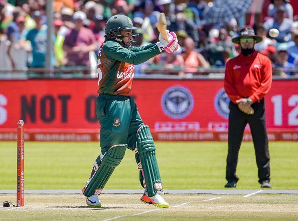 Mushfiqur Rahim in action during the 1st Momentum ODI between South Africa v Bangladesh