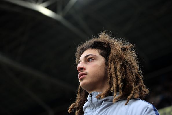 Ethan Ampadu started down the right side of the midfield three
