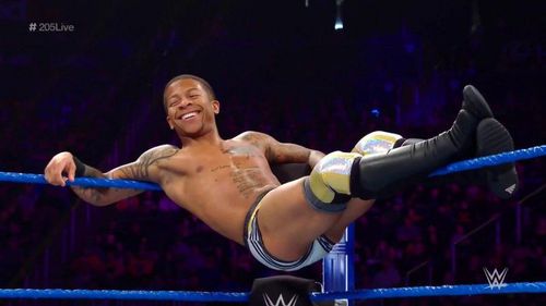 Lio Rush, like always, took his opponent lightly tonight