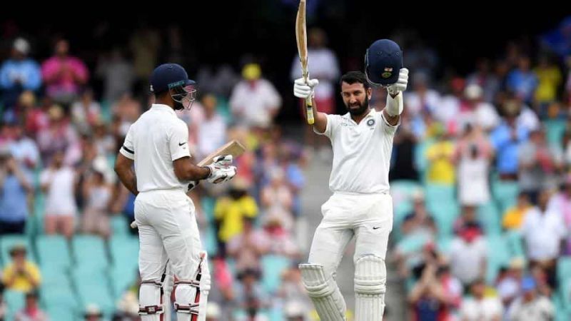 Image result for pujara 100 vs australia