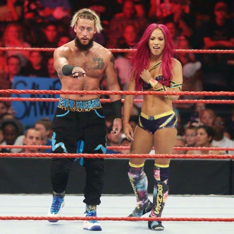 Sasha Banks and Enzo Amore had lost that match