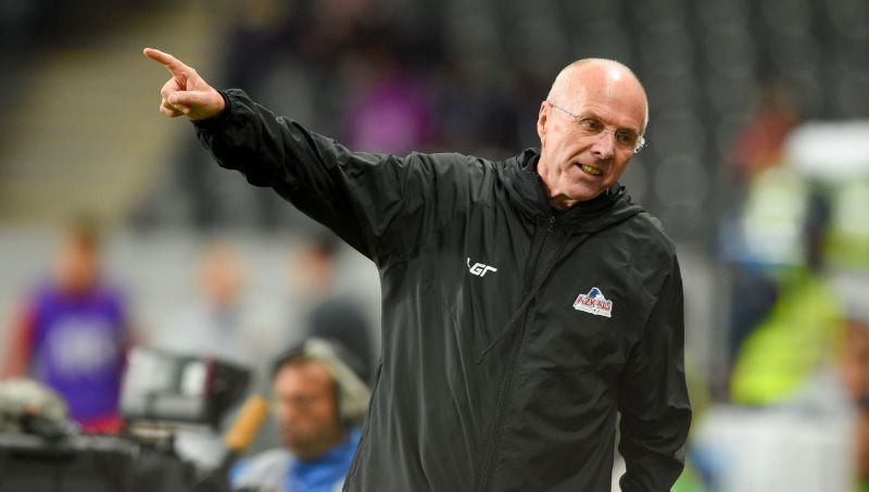 Sven Goran Eriksson&Acirc;&nbsp;during the China vs Philipines game in Abu Dhabi. (Photo: AFC Media)