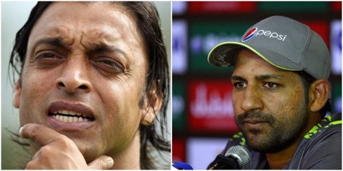 Shoaib Akhtar and Sarfraz Ahmed