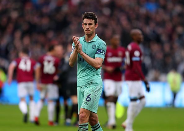 Koscielny and Co. failed to keep West Ham out