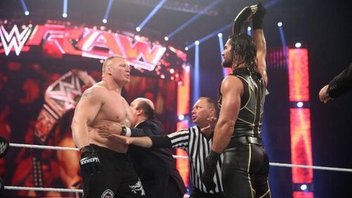 Universal Champion Brock Lesnar is rumored to face Seth Rollins at WrestleMania 35.