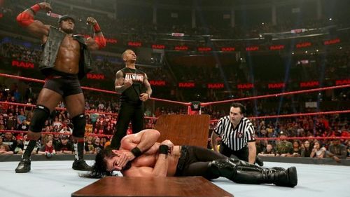 Bobby Lashley spoiled Rollins' moment.