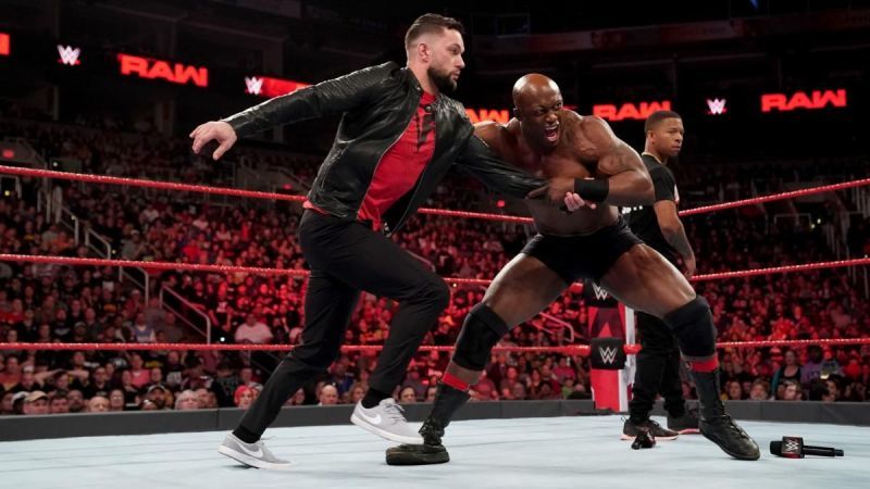 Finn BÃ¡lor gets brutalized by Bobby Lashley.