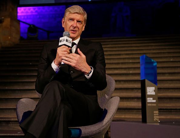 Arsene Wenger at the Leaders Sport Awards 2018